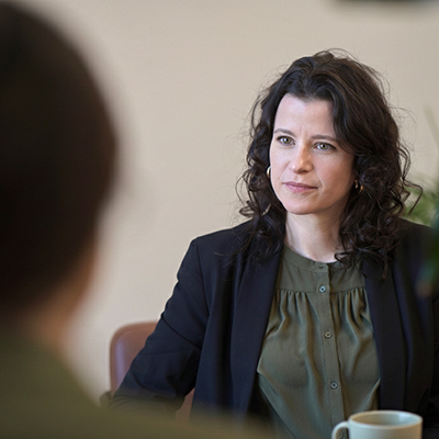 Nina Hömmen im Trennungscoaching in ihren Räumen in Oldenburg