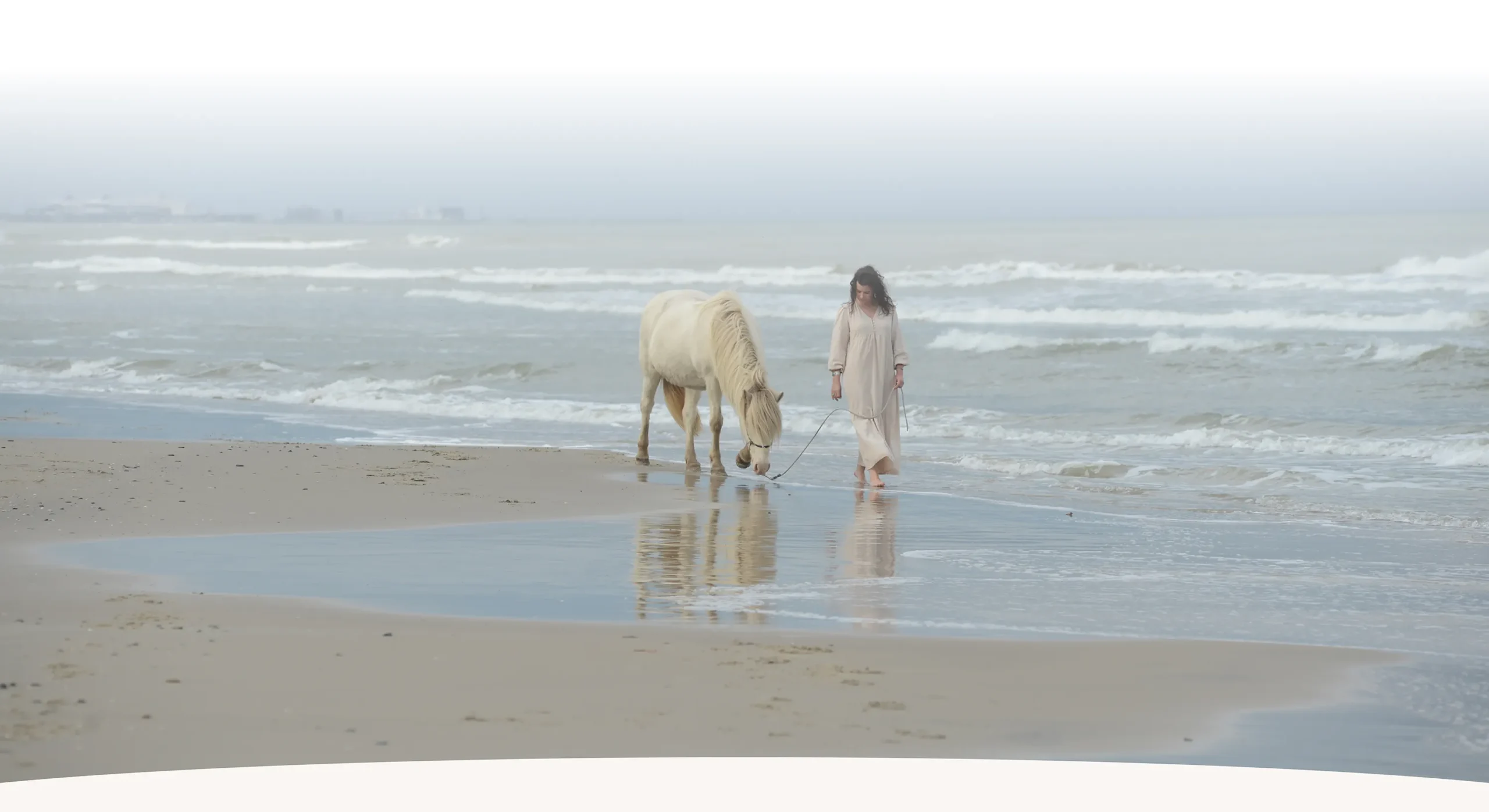 Spiritcoaching Spiritcoaching – Nina Hömmen mit Pferd am Strand